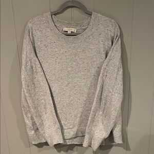 LOFT Light Gray Speckled Women's Sweater